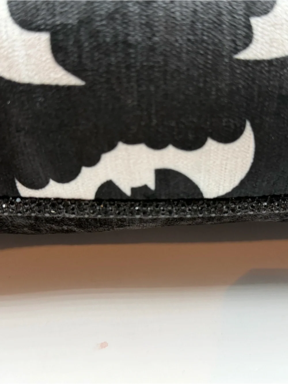 New Viral Bat Chic Crazy Halloween Lumbar Pillow 14x20 Goth Decor NWT